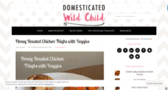 Desktop Screenshot of domesticatedwildchild.com